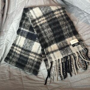 Holzweiler Baby Alpaca Check Plaid Oversized Scarf